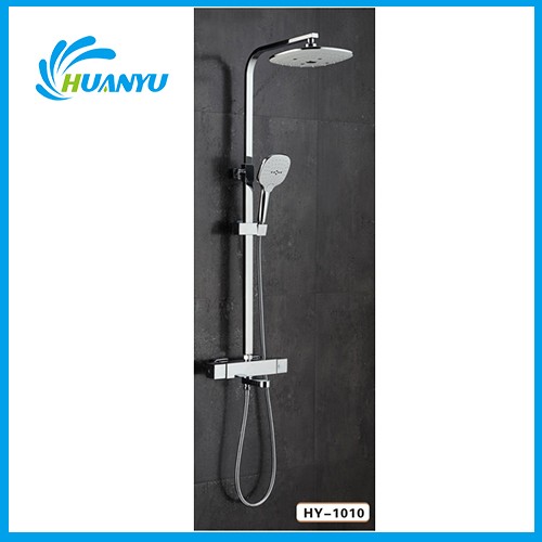 Retractable Square Shower virga set